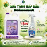 [CTBH] Nước giặt xả UniGreen PLUS - Hương anh đào xanh (9,6 kg) - Tặng Dầu gội nam Unigreen 500ml 