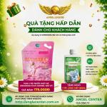 [CTBH] X4 Nước giặt xả cao cấp UniGreen PLUS - Hương Hoa hồng (Túi 3200 ml) - Tặng Cặp dầu gội và sữa tắm nam Unigreen 500ml  