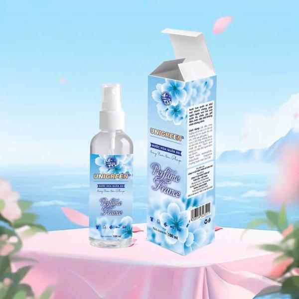 Nước hoa quần áo cao cấp UniGreen 100ml (màu xanh)